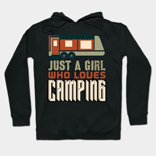 Just A Girl Who Loves Camping Hoodie